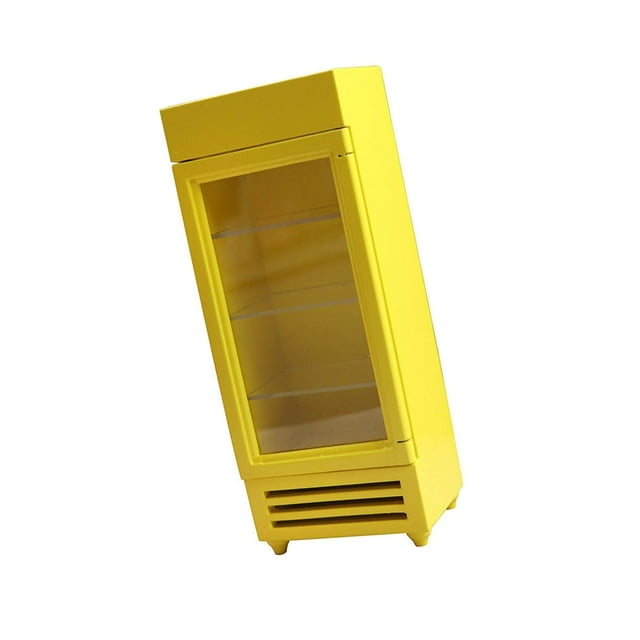 Mini Réfrigérateur de Maison de Poupée Modèle 1 12 Échelle Réfrigérateur Miniature de Maison de Poupée Décor Réfrigérateur en Bois