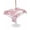 Pink, variant on Outdoor Tablecloth with Umbrella Hole for Patio/Picnic/Party/Camping, Spring Peach Flowers Waterproof Table Cloth Square Cover Washable, Pink Botanical Floral Leaves Branch (54"x 54")