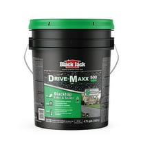Black Jack Drive-Maxx 500 Premium 5 Year Filler & Sealer, 5 Gallons, Fills Small Cracks, Fast Dry Technology, Stand Up To Heavy Vehicles, Driveway Sealer Asphalt