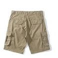 thumbnail image 4 of Xysaqa Men's Cargo Shorts Summer Outdoor Shorts Mens Casual Cotton Relaxed Fitted Cargo Work Short Pants with Pockets S-XL, 4 of 4