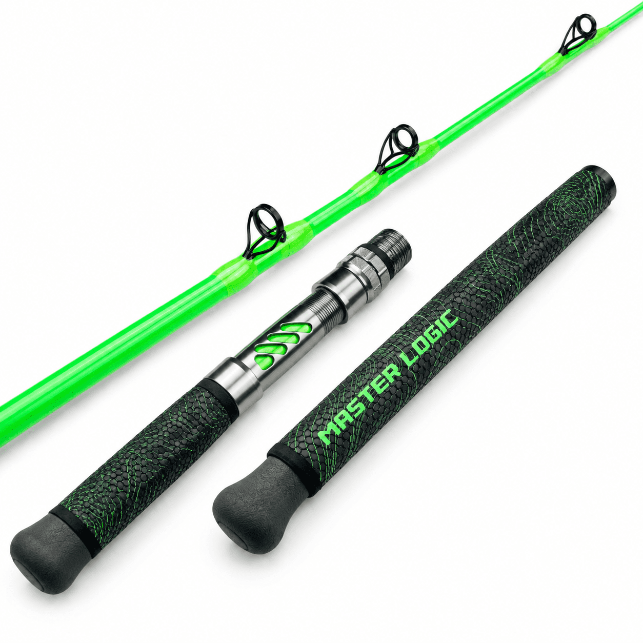 Catfish Fishing Rod 7 glow With Black Light Monster Catfishing Casting Rods Medium