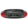 thumbnail image 3 of Solar Car Air Purifier Portable USB Air Freshener Cleaner Automatic Fresh Air Purifier, Black Red, 3 of 5