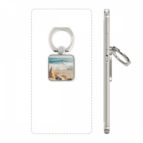 ocean sand beach starfish sea picture square cell ph stand holder bracket universal support