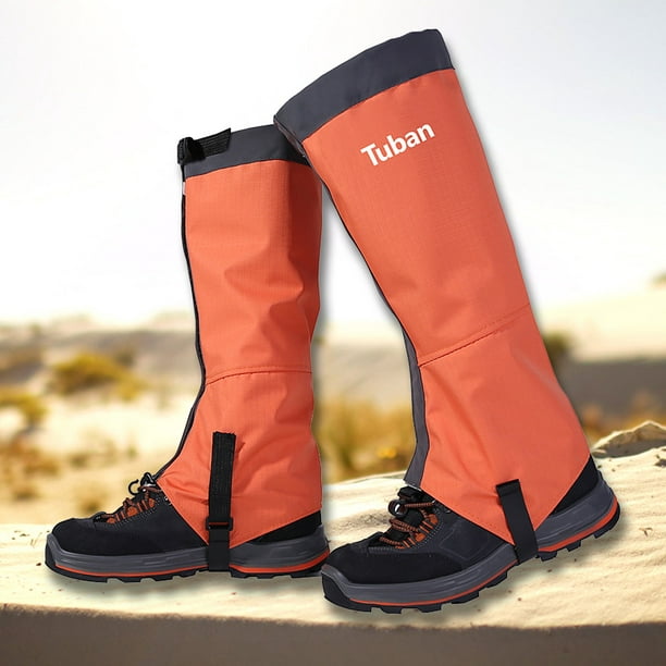 Yeacher Leg Gaiters Waterproof Adjustable -Tear Snow Boot Gaiters