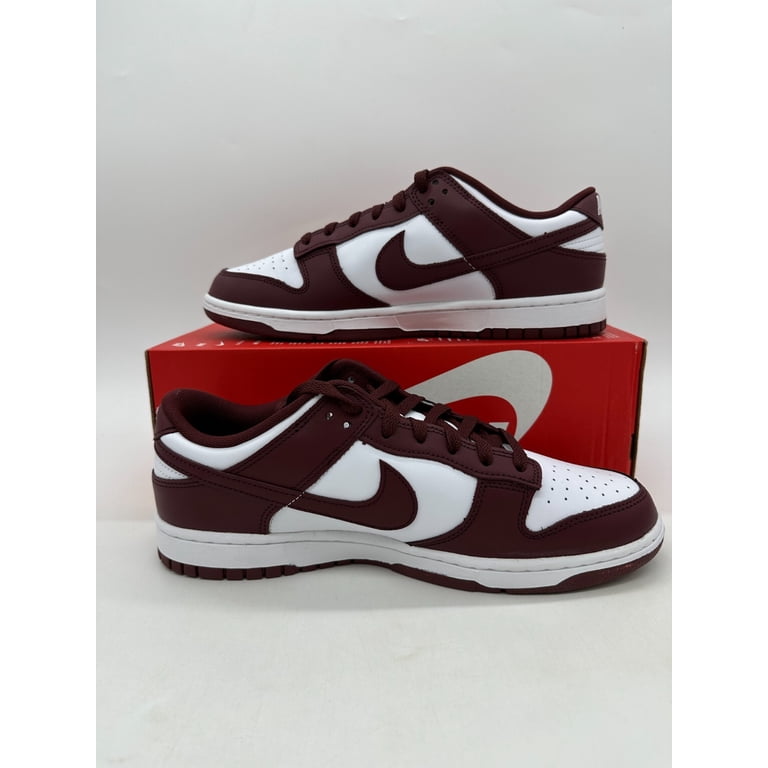 Men's Nike Dunk Low Retro White/Redwood-Gym Red (DV0833 115