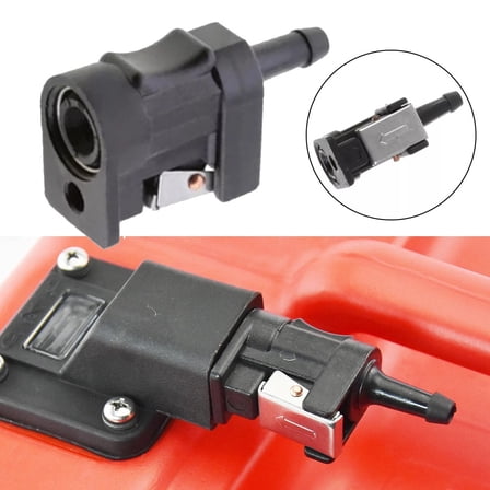 QIFEI 8mm Female Fuel Line Hose Adapter Pipe Connector for Outboard Motor Boats