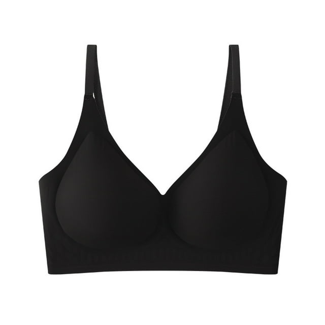 Timegard Bras for Women No Underwire Adjustable Strap Solid Color Bras Breathable Comfort Daily Bras