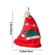 thumbnail image 3 of Xihbxyly Liquidación de Verano Adorno Navideño de Lana Tejido, Mini Gorro de Lana, Gorro Navideño, Adorno para Árbol de Navidad, Colgante Pequeño, 3 of 6