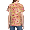 thumbnail image 7 of Wukai Yellow Flowers Youth Unisex Short Sleeve T-Shirt for Boys, Girls, Teens, and Kids-X-Small, 7 of 7