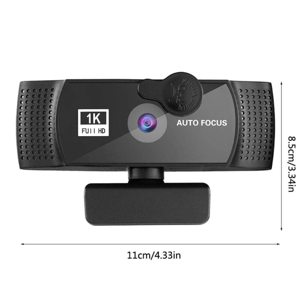 Zeiwohndc 1K/2K/4K/8K USB Camera for w/Tripod Autofocus Drive Free Webcam for W/ Mic Speak