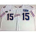 thumbnail image 1 of Mens Florida Gators White #15 Tebow College Football Jersey, 1 of 1