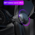 thumbnail image 4 of sweethay Volante de coche Universal perilla vehículo 360 grados bola giratoria Control de mano manija ayuda accesorio Type3, 4 of 6
