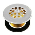 thumbnail image 2 of Westbrass FINE THREAD 1-3/8” Round Bathtub Strainer Drain Cover, Powder Coat White, 2 of 7