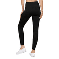 thumbnail image 3 of Women's High Waist Tech Pocket Activewear Leggings - Black, S, 3 of 6