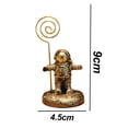 thumbnail image 2 of Estatua de astronauta, juguete para niños, estante decorativo de escritorio para el hogar, clip para fotos de estatua de astronauta, 2 of 6