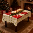 thumbnail image 5 of Grrvtrz Christmas Snowflake Plastic Party Tablecloth Decoration Disposable Plastic Tablecloth Rectangular Tablecloth Suitable for Christmas Party Decoration,Holiday Products,Christmas Gifts, 5 of 7