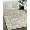thumbnail image 2 of Ahgly Company Indoor Rectangle Traditional Light Gold Persian Area Rugs, 4' x 6', 2 of 6