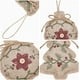 thumbnail image 4 of Adornos de arpillera para árbol de Navidad, adornos colgantes, medias navideñas, decoración en forma de bola para fiesta de Navidad, 4 of 5