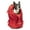 Red, variant on Kurgo G-Train Dog Carrier Backpack for Small Pets Cat & Dog Backpack for Hiking, Camping or Travel Chest Straps & Hip Belt Reflective Two Water Bottle Sleeves Chili Red
