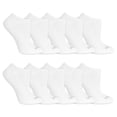 thumbnail image 2 of Fruit of the Loom Cushion Everyday No-Show Socks for Women, Sizes 4-10 (10-Pack), 2 of 5