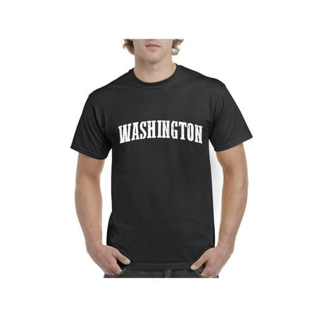 Washington State Flag Men Shirts T-Shirt Tee