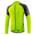 thumbnail image 3 of yeacher Men's Reflective Cycling Jacket with UV Protection - Lightweight, Breathable, and Water-Resistant for Outdoor Activities in Fluorescent Green, Size L, 3 of 5