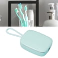 thumbnail image 3 of Toothbrush Cleaner Case Portable UVC Deep Cleaning Moisture Resistant Turbo Fan Drying for Business Trips Green, 3 of 7