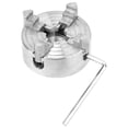 thumbnail image 4 of Riwesomey Accesorio de abrazadera de mandril de 4 mordazas de aleación de zinc Z011A para mini torno de metal Herramientas y ferretería Riwesomey TO003346-00, 4 of 6