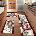 thumbnail image 2 of Floral Kitchen Rugs Sets of 3, Non Slip Kitchen Rugs and Mats Washable Farmhouse Kitchen Rugs Floral Kitchen Floor Mat Carpet Runner Rugs for Hallway Laundry Room, 2 of 12