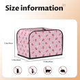 thumbnail image 5 of Daiia Floral Strawberr Pattern 2 slice Toaster Cover, Toaster Appliance Dust-proof Cover For Kitchen Small Appliance Dust Cover and Fingerprint Protection, 5 of 7