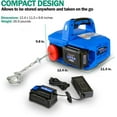 thumbnail image 5 of Landworks Electric Portable Towing Winch - 48V 2Ah Battery System, 1/2 Ton Max, 5 of 6