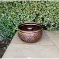 thumbnail image 2 of BirdRock Home Decorative Water Hose Pot - Copper - Drainage Hole - Group, 2 of 8
