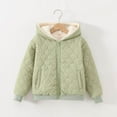 thumbnail image 5 of Linfrsh Boys Zip Up Hoodie Fleece Jacket Kids Sherpa Lined Sweatshirts Outerwear Unisex Warm Winter Coat 3-12 Years Old (Green,4-5 Years), 5 of 6