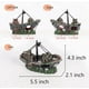 thumbnail image 3 of Decoración de peceras: accesorios para acuarios, decoración de naufragios, decoraciones de barcos hundidos de material de resina para favores de peces, Multi, 10 * 10, 3 of 5