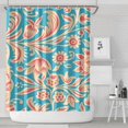 thumbnail image 2 of Tribal Style Shower Curtain 72x84 Inches Bohemian Chic Polyester Quick Dry Vintage Bathroom Decor, 2 of 5