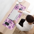 thumbnail image 3 of Long Mouse Pads for Desk,Pioneer Flower Floral Print Pattern Desk Mats on Top Of Desks, Desk Mouse Pad Extra Large with 3mm Non-Slip Base and Stitched Edge for Gaming,Office,Work,Home 31.5"x11.8", 3 of 6