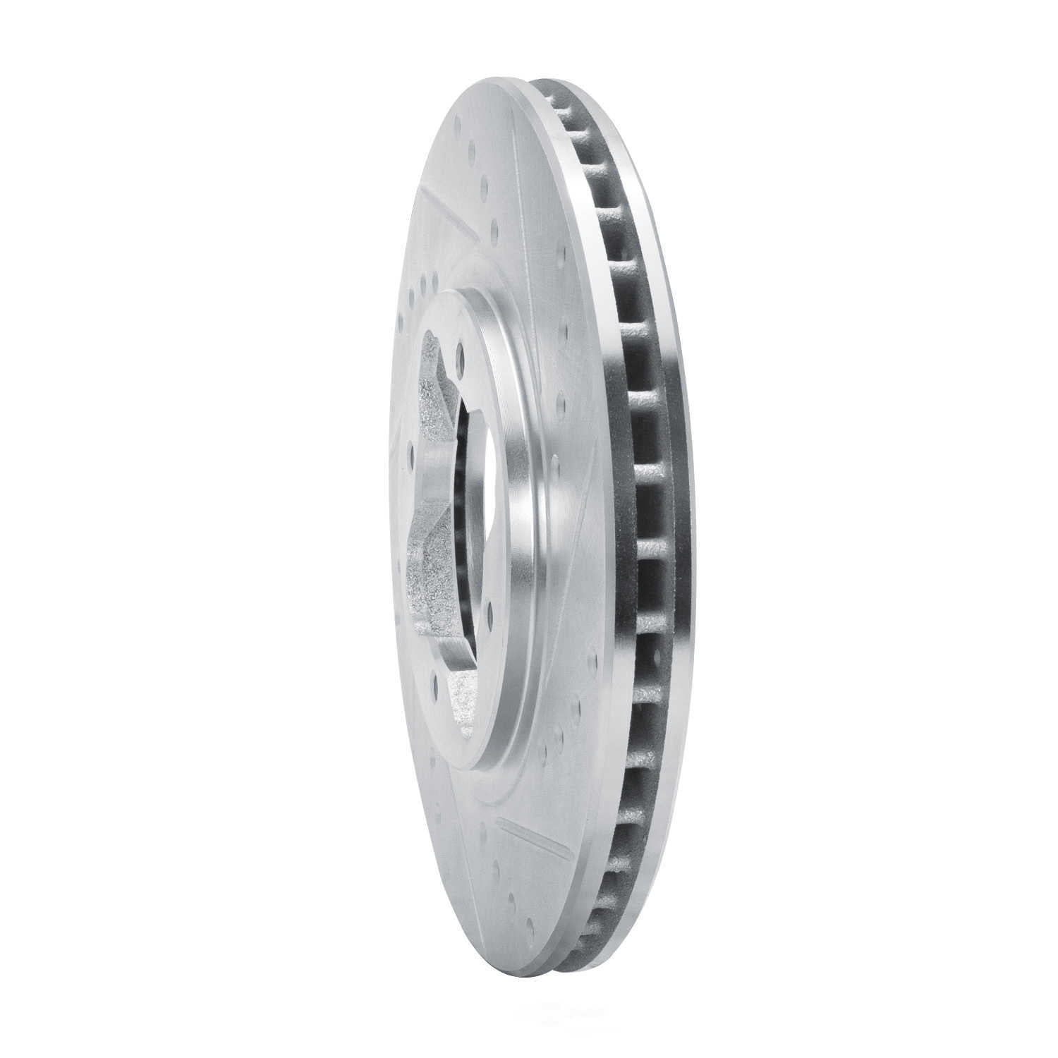 Dynamic Friction Company 631-59020R DFC Brake Rotor - Drilled And Slotted - Silver