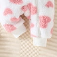 thumbnail image 6 of Timegard Baby Winter Clothes Unisex Toddler Newborn Fleece Cute Onesie Infant Comfy Hoodies Zip up Rompers, 6 of 7
