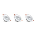 thumbnail image 4 of Naiovety Luz LED Sensor de movimiento automático Lámpara Foco IP52 A prueba de agua Iluminación de emergencia universal Downlight Luz cálida Luz calida 5W 3Conjunto, 4 of 6