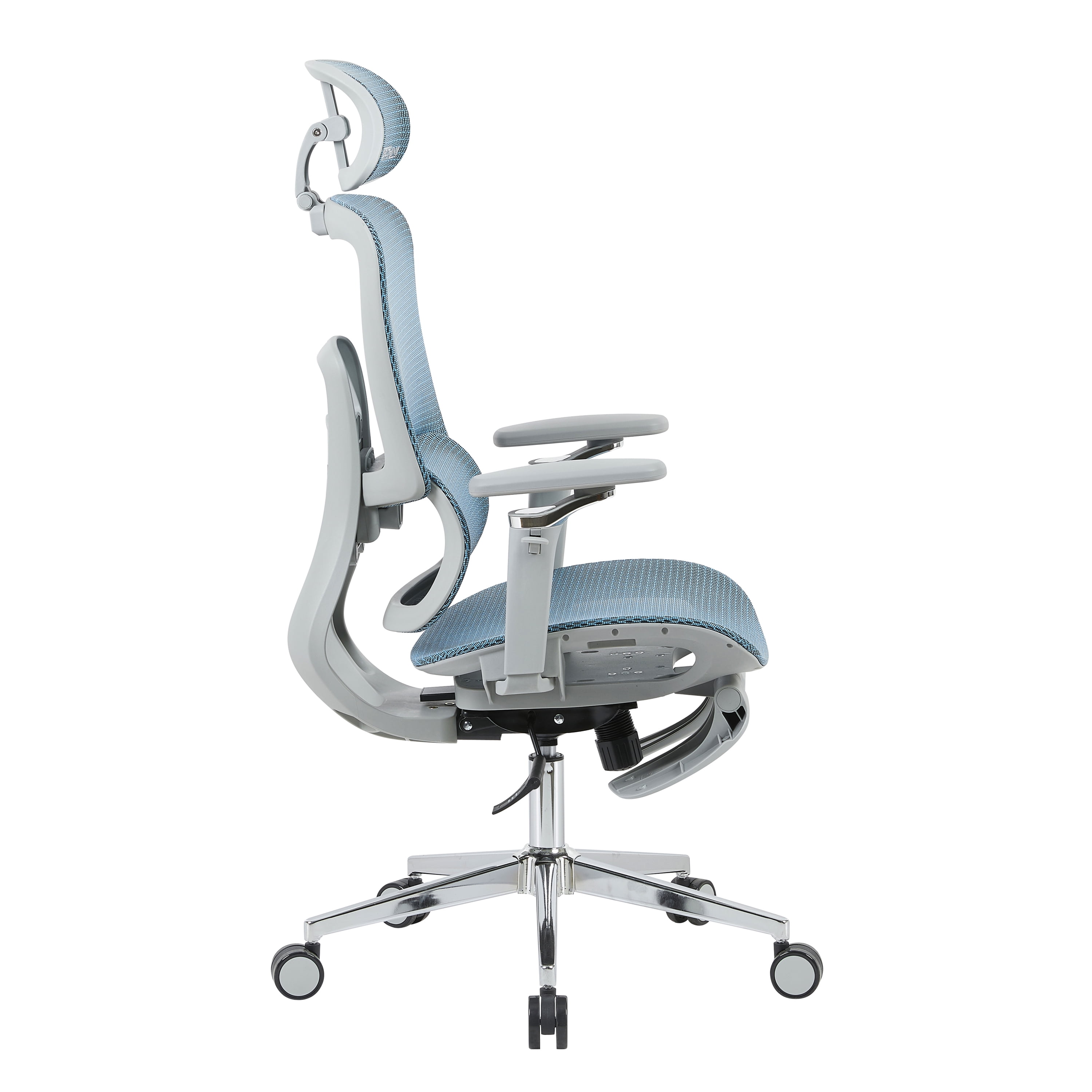 Techni Sport Ergonomic Mesh Office Chair with 5D Armrests & Retractable Footrest