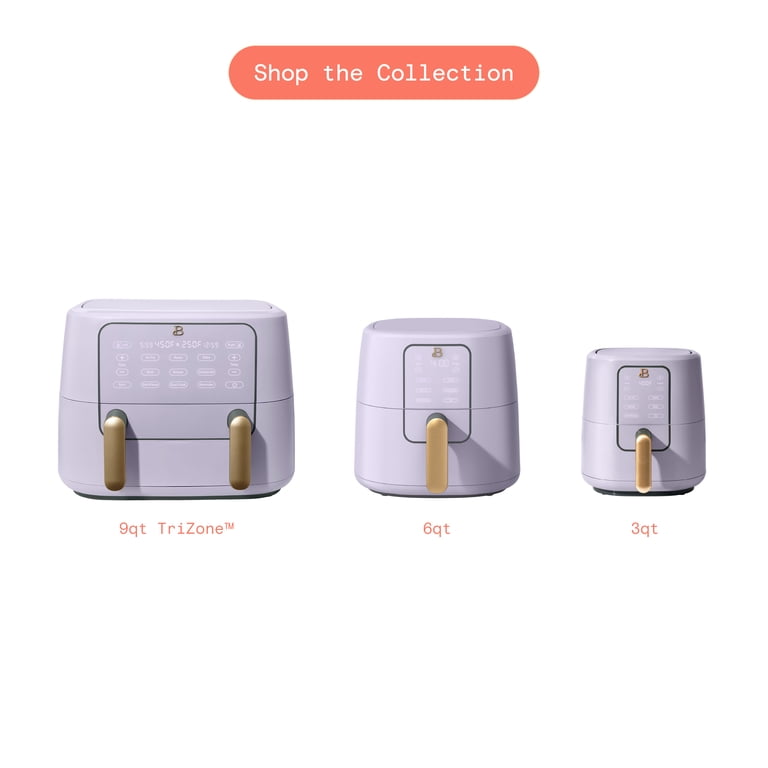 Beautiful 9 Qt TriZone Air Fryer, Lavender by Drew Barrymore