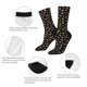 thumbnail image 4 of Balery Flower Pattern On Black Calcetas Largas con Estampado para Hombre y Mujer – Suaves y Transpirables, Talla Única (US 5-11), 4 of 6