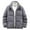 Gray, variant on Pejock Men's Winter Coat, Heavyweight Corduroy Padded Jacket with Stand Collar - Windproof Insulated Design, Zipper Pockets for Outdoor Casual Daily Wear