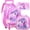 Butterfly Unicorn, variant on 3Pcs Rolling Backpack for Girls,Kids Roller Wheeled Unicorn Bookbag and Lunch Box, Sequin School Backpacks with Wheels for Elementary Teen