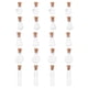 thumbnail image 3 of 20 botellitas de pociones: Mini botellas de vidrio con tapones de corcho - Pequeños frascos transparentes para pociones en diferentes formas - Mini frascos decorativos para manualidades, 3 of 7