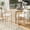 Sandy Beige, variant on Christopher Knight Home 29.75" Modern Counter Height Bar Stools, Boucle Upholstery, Iron Frame, Sandy Beige, Set of 2