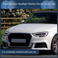 thumbnail image 2 of Unique Bargains Front Right Side Bumper Headlight Washer Nozzle Cover Cap Bumper Trim Nozzle Cover No.8V5955276 for Audi A3 8V 2013-2016 Plastic Blue Strong Durable, 2 of 7