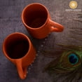 thumbnail image 4 of Swadeshi Blessings HandmadeRoyal Clay Mugs Set of 2 | Tea, Coffee Mugs 400ml, 4 of 7