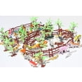 thumbnail image 3 of kusrkot 100pcs/lot Animal Dino Tree DIY Scene Model Kits Child Toy Playset, 3 of 9