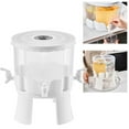 thumbnail image 2 of Cold Kettle With Faucet Beverage Dispenser With Spigot Ice Tea Juice Pitcher 4 Compartment Beverage Container For Kitchen, 2 of 9